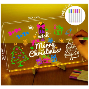 12 Inc Led Işıklı Çizim Tahtası Ayarlanabilir Stant Ve Kalemleri İle