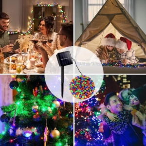 11m 100 Led Rgb Solar Mz-322