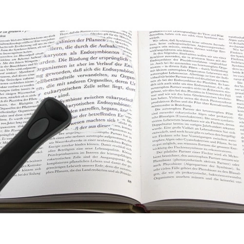 2 Led Işıklı 2.5x90mm Okuma Büyüteç - Görsel 2