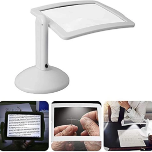 3x 360 Derece Döndürme Ekranlı, Çok Fonksiyonlu Masaüstü Büyüteç 3x