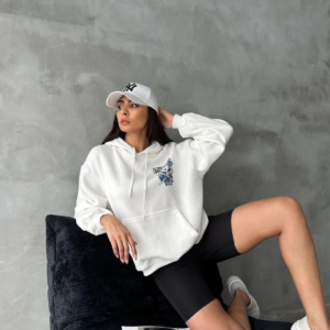 Baskılı Beyaz Sweat