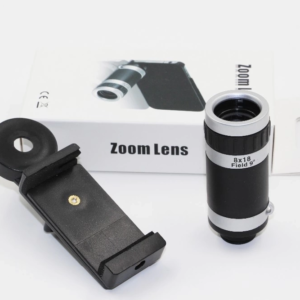8x18 Zoom Teleskop Telefon Kamera Lensi Mini El Dürbünü