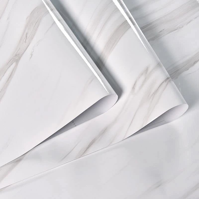Açık Mermer Desenli Yapışkanlı Kaplama Kağıdı Büyük Boy 5 Metre - Görsel 3