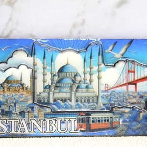Ahşap İstanbul Temalı Magnet Alk4362