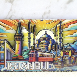 Ahşap İstanbul Temalı Magnet Alk4365
