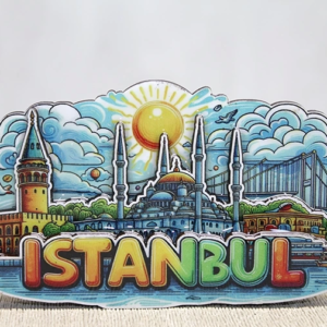 Ahşap İstanbul Temalı Magnet Alk4601