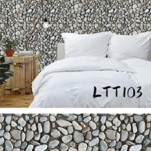 Çakıl Taşı Desenli Yapışkanlı Kaplama Kağıdı  Büyük Boy 3 Metre