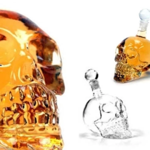 Crystal Head Kuru Kafa Cam Şişe 350 Ml