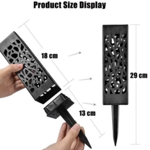 Dekoratif Solar Güneş Enerjili Bahçe Aydınlatması Yürüyüş Yolu Seti ( 6 Adet )