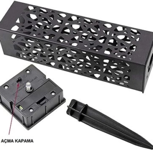 Dekoratif Solar Güneş Enerjili Bahçe Aydınlatması Yürüyüş Yolu Seti ( 8 Adet )