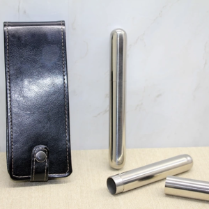 Deri Kılıflı İkili Paslanmaz Çelik  Tüpü Alk3890