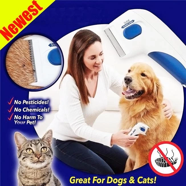 Flea Doctor Kedi Ve Köpekler İçin Pilli Pire Tarağı - Görsel 2