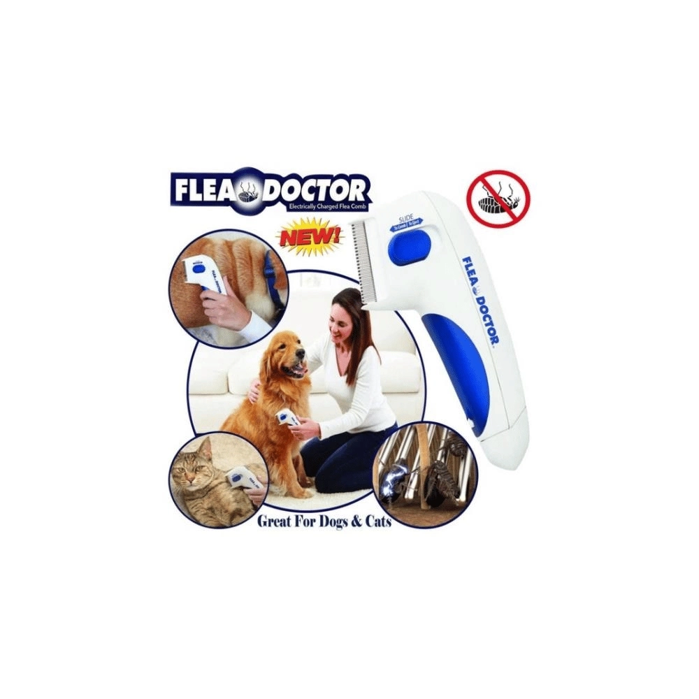 Flea Doctor Kedi Ve Köpekler İçin Pilli Pire Tarağı - Görsel 3