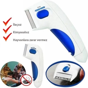 Flea Doctor Kedi Ve Köpekler İçin Pilli Pire Tarağı - Görsel 4