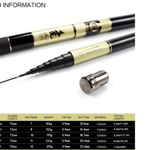 Hafif Karbonfiber Teleskobik Olta