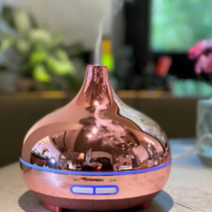 Hava Nemlendirici Parlak Gold Aromatik Oda Kokusu 550 Ml Kahve Aroma Difüzörü Buhar Nemlendırıcı