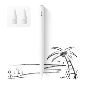 İpad 2018-2022 İçin Düğmeli Stylus Kalem, Avuç İçi Reddetme Aktif Kalem Apple Uyumlu