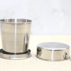 Katlanabilir Tekli Paslanmaz Çelik Shot Bardak Alk3936