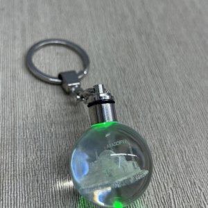 Ledli Ayasofya Tasarımı Kristal Anahtarlık Alk3803
