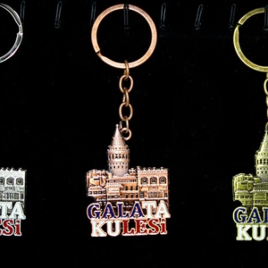 Metal Galata Kulesi Anahtarlık Alk2212