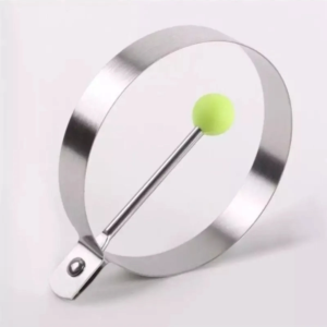 Metalik Daire Şeklinde Metal Omlet Yumurta Ve Krep Kalıpları