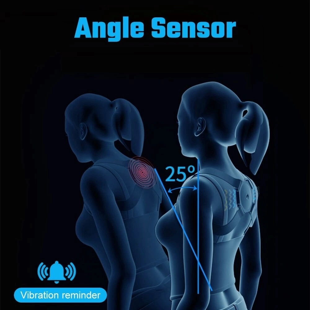 Sensörlü Dik Duruş Korsesi Şarjlı Titreşimli - Görsel 2