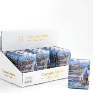 Taşlı İstanbul Tasarımı El Aynası Kalın Alk2486