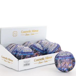 Taşlı İstanbul Tasarımı El Aynası Kalın Alk2487