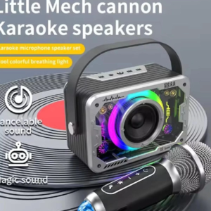 Vtn-82 Taşınabilir Kablosuz Işıklı Bluetooth Hoparlör Ses Değiştirme Özellikli