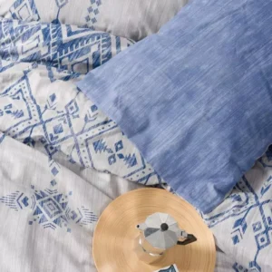 Ranforce Çift kişilik nevresim takımı mavi