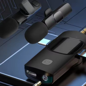 Yüksek Kalite Profesyonel 3 In 1 Kablosuz Taşınabilir Yaka Mikrofonu Youtube Facebook Tiktok