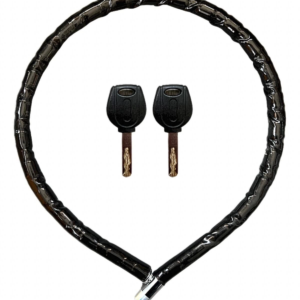 Yuma Ym-752 Motorsiklet Kilidi Anahtarlı Körüklü Siyah ( Boy : 120cm-çap : 22mm )