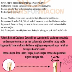 Turk 4 mm Geniş Uçlu Cımbız Çelik Solingen Professional