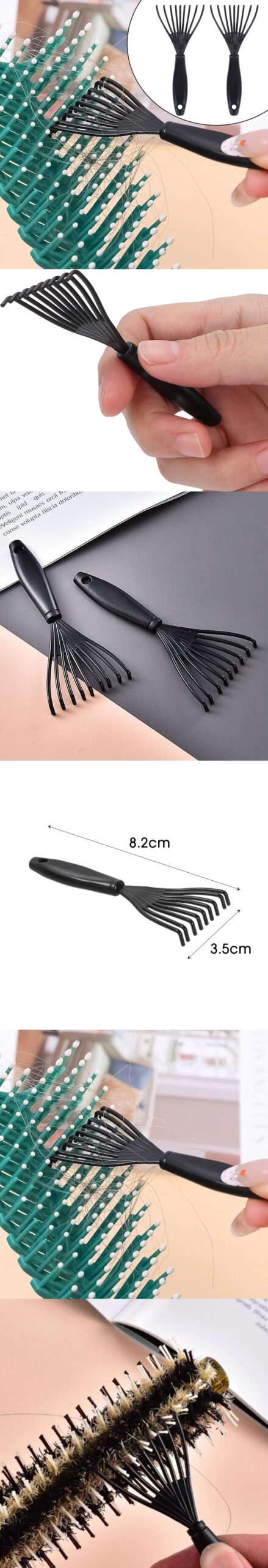 Turk Tarak Temizleyici Mini Tırmık 2 ADET - Görsel 2