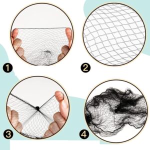 Turk SİYAH Saç Filesi Görünmez 12 ADET