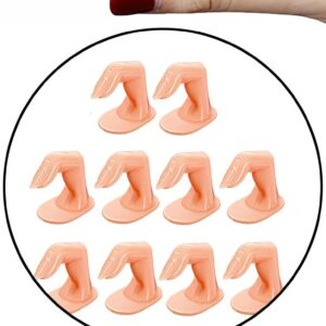 Turk Protez Tırnak Manikür Eğitim ve Sunum Parmakları 10 adet