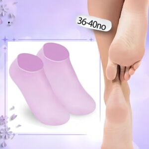 Turk Ayak Bakım Çorabı Silikon Ayak Krem Uygulama Koruyucu Çorap