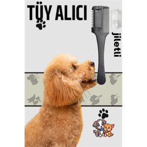 Turk Kedi ve Köpek Jiletli Tüy Alma Tarağı