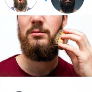 Turk Absolute Sakinleştirici Sakal Tarama Doğal Fırçası