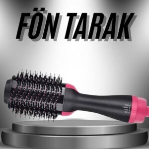 Saç Şekillendirici Ve Saç Düzleştirici Fön Tarağı Tarak Fırça 1200w Saç Kurutma