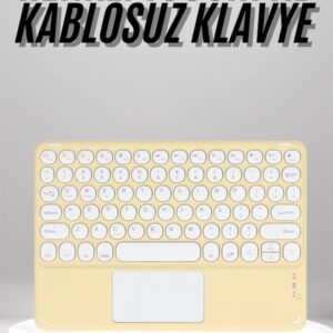 Touchpad Uyumlu Bluetooth Klavye Slim Kablosuz Wifi Q Klavye