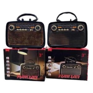 Eskitme Nostalji Tasarımlı Bluetoothlu Nostalji Radyo Ahşap Nostaljik Görünümlü