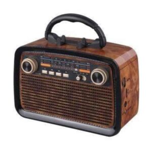 Müzik Kutusu Bluetooth Bağlantılı El Fenerli Nostaljik Tasarım Radyo