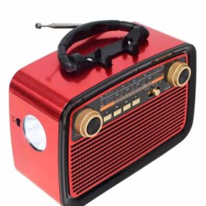 Nostaljik Radyo Bluetooth Bağlantılı Müzik Kutusu Ahşap