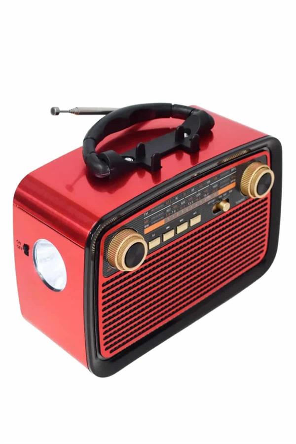 Nostaljik Radyo Bluetooth Bağlantılı Müzik Kutusu Ahşap - Görsel 3