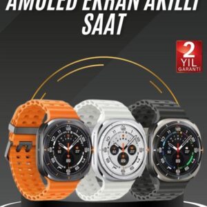 Tüm Telefonlara Uyumlu Akıllı Saat Uyku ve Sağlık Takibi Nabız Ölçer Adım sayar