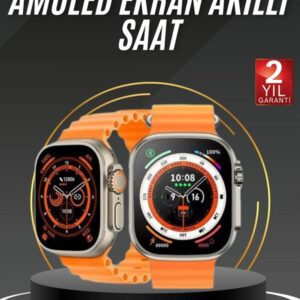 yeni nesil Akıllı Saat Android ve İOS Uyumlu 49 MM NFC Özelliği GPS Takibi