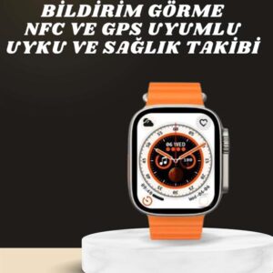 Yeni Nesil Ultra Akıllı Saat Adımsayar Uyku Takibi Nabız Sensörü