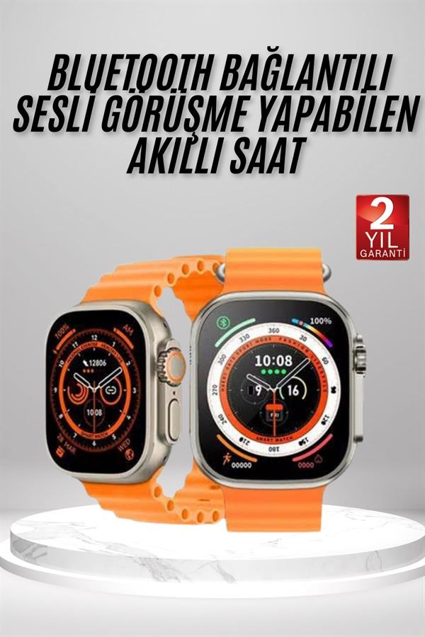 Yeni Nesil Ultra Akıllı Saat Adımsayar Uyku Takibi Nabız Sensörü - Görsel 2