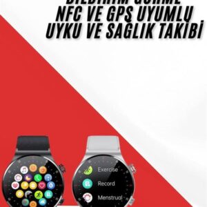 Akıllı Saat Arama Cevaplama Müzik Dinleme GPS Takibi